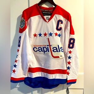 Washington Capitals OVECHKIN #8 NHL 2011 Winter Classic Reebok Jersey, Men’s XL